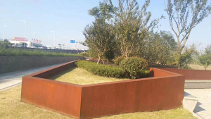 义乌耐候钢挡土墙